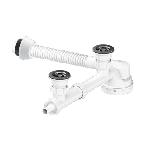 سیفون اکسترا فلت دو لگنه نیمه فانتزی